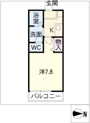 クレフラスト野並Ｂ棟 1階