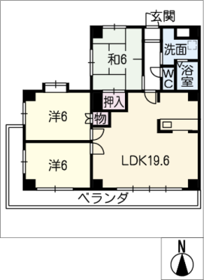 ホワイトマンション 3階