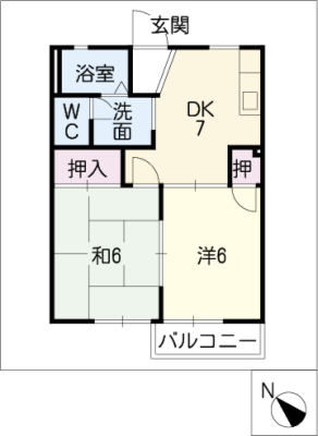 フレグランス水上 2階