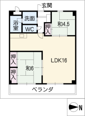 ライフ２１ＳＵＷＡ 2階