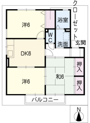 セジュール平井Ａ棟 2階