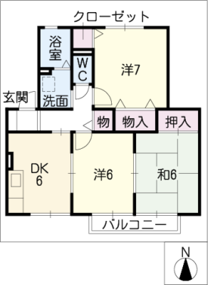 セジュール平井Ａ棟 2階