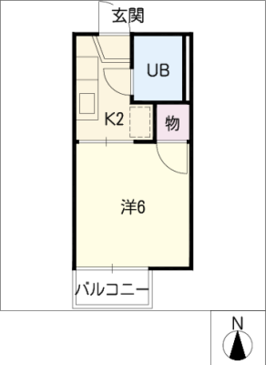 パークヒル東豊Ｂ棟 2階