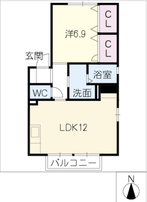 ファミーユ豊が丘Ｃ棟 1階