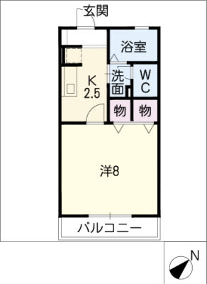 シャルム茶臼山 1階