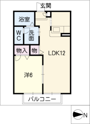 シャーメゾン水上Ａ棟 2階