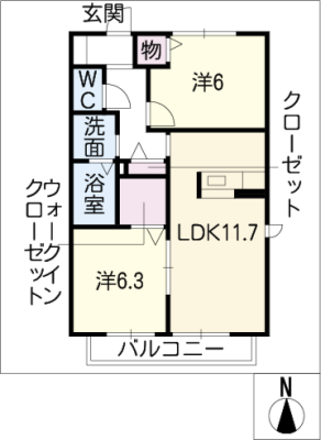 クラヴィエＦＫ 1階