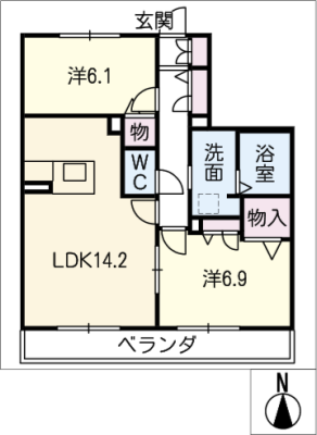 SHAMAISON ECRARGE 2階