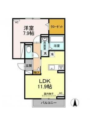仮)D-room三蔵子町　A 3階