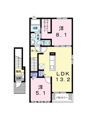 ラスパシオ　Ａ 2階