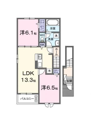 エル豊岡Ⅱ 2階