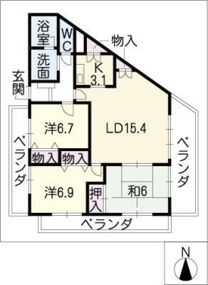 ファヴォール白壁 3階