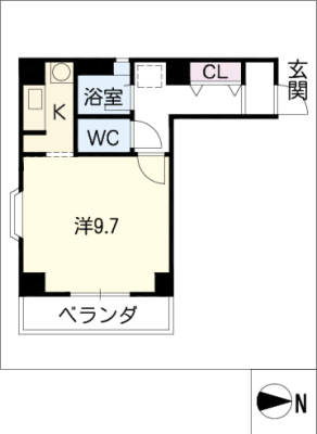 ヴュテラス大曽根 2階