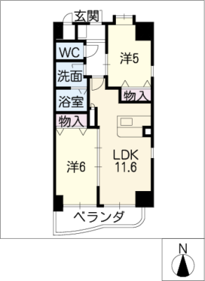 アルファパル東白壁 6階