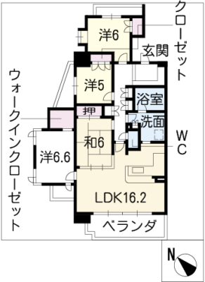レジディア徳川 7階
