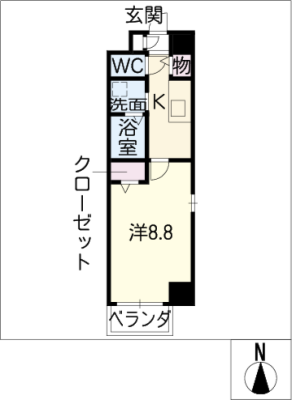 セジュール上飯田 1階