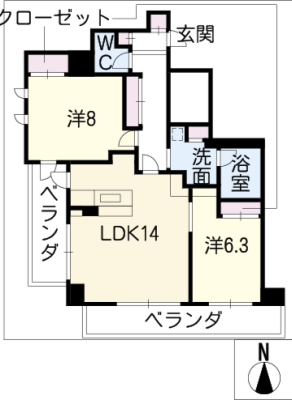 ジョイフル砂田橋CASA EST 4階