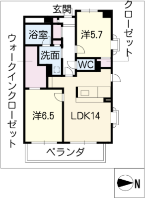 ジョイフル砂田橋CASA EST 2階