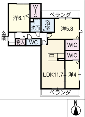 クレア上飯田 3階