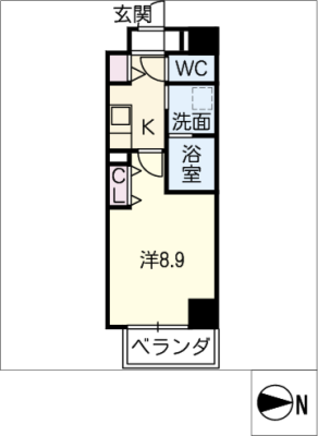 ロイヤルスクエア徳川 9階
