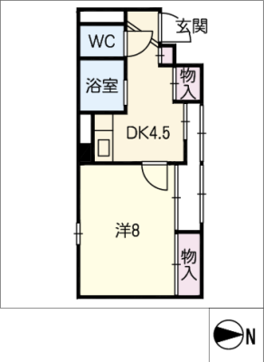 プロクシィスクエア徳川 4階