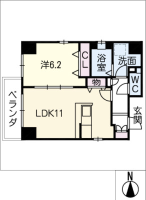 ベルプラウド白壁 2階