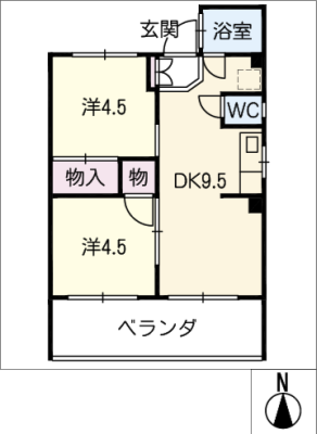 シャンホーム平安　７Ａ－１ 7階