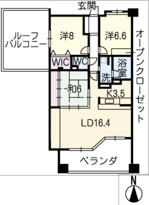 ユニロイヤル白壁　７０２号室 7階