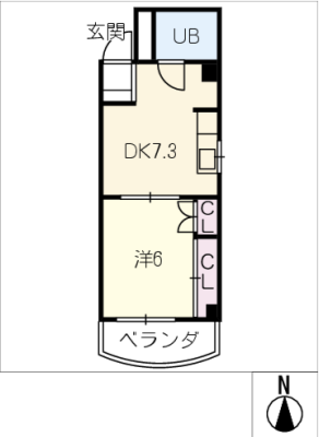 チサンマンション徳川町　４０１