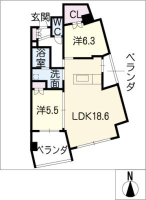 白壁リンクス 6階