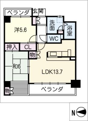 アーバンドエル大曽根東 2階