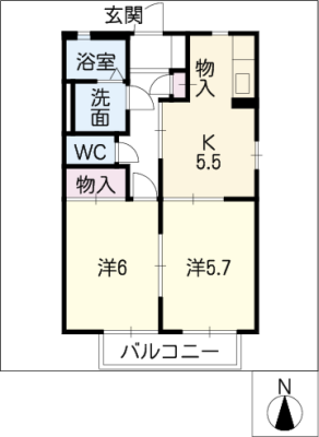 サニー牛田Ａ棟