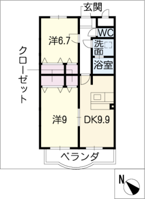 クレールミタカ 3階