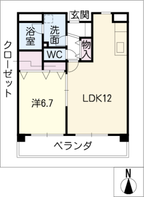 パークサイドⅡ 3階