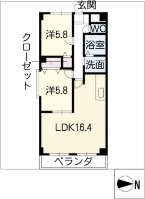 Ｃ２　ＳＱＵＡＲＥ 2階