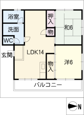 充実マンション 2階