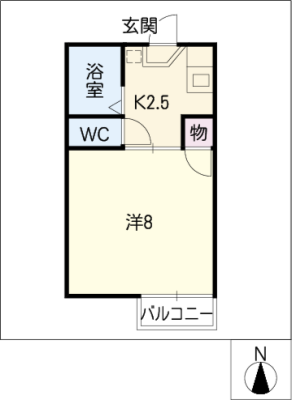 三立ハイツⅢ 2階