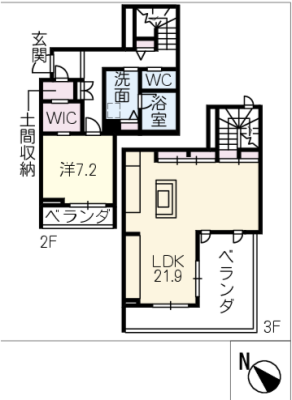 ユートレア　Ｎ棟 3階