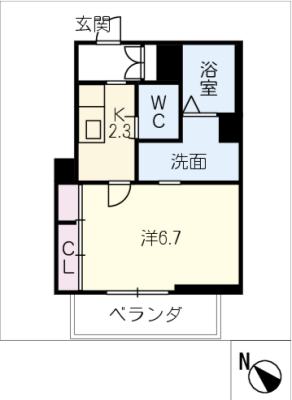 フォレナ堀切 2階