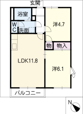 プレメゾーンいとうＡ 1階