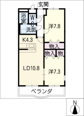 フルール 2階