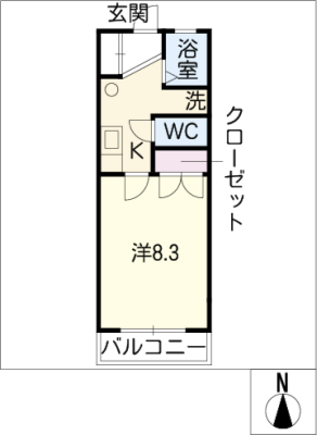 レークハヤⅢ 1階