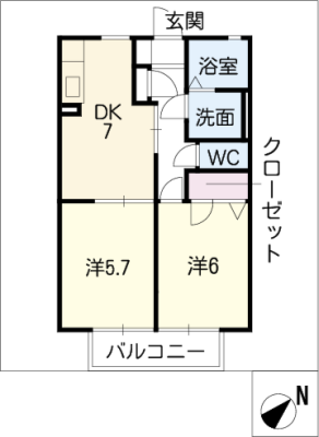 ディアスサファイア浅井 2階