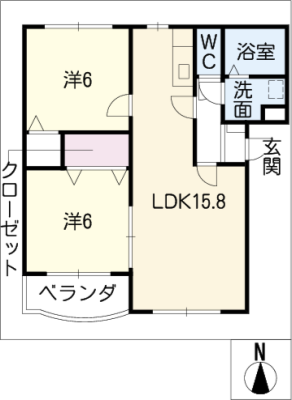 パークサイド川端 2階