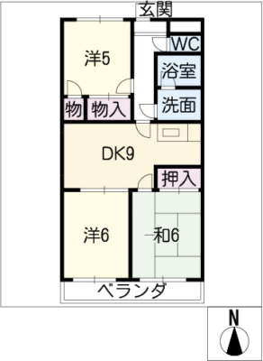 イーグルネスト鶴城 2階