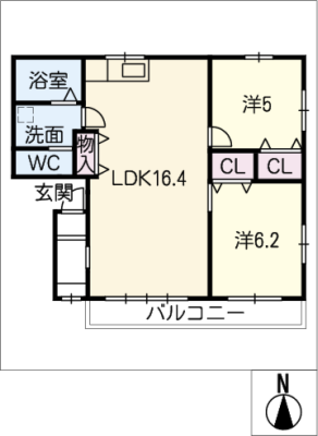 フェリーチェ戸ヶ崎 2階