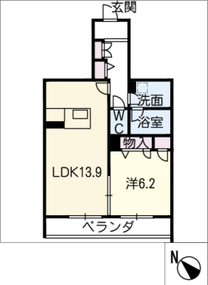 シャーメゾン　サクラ 3階