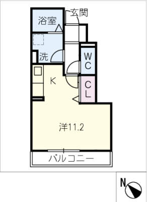 エステート松崎　Ｂ棟 1階