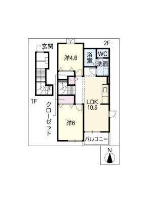 ネオメイト２１　Ｂ 2階