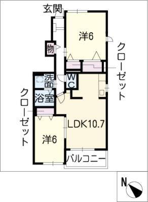 サンレミ・国森Ｄ 1階